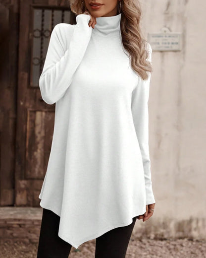 Blouses élégantes à col montant