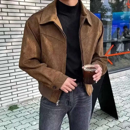 Modische Herrenjacke Streetwear Parka - IdealeKleiden