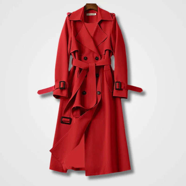 Araya Damen Trenchcoat Klassisch Elegant - IdealeKleiden