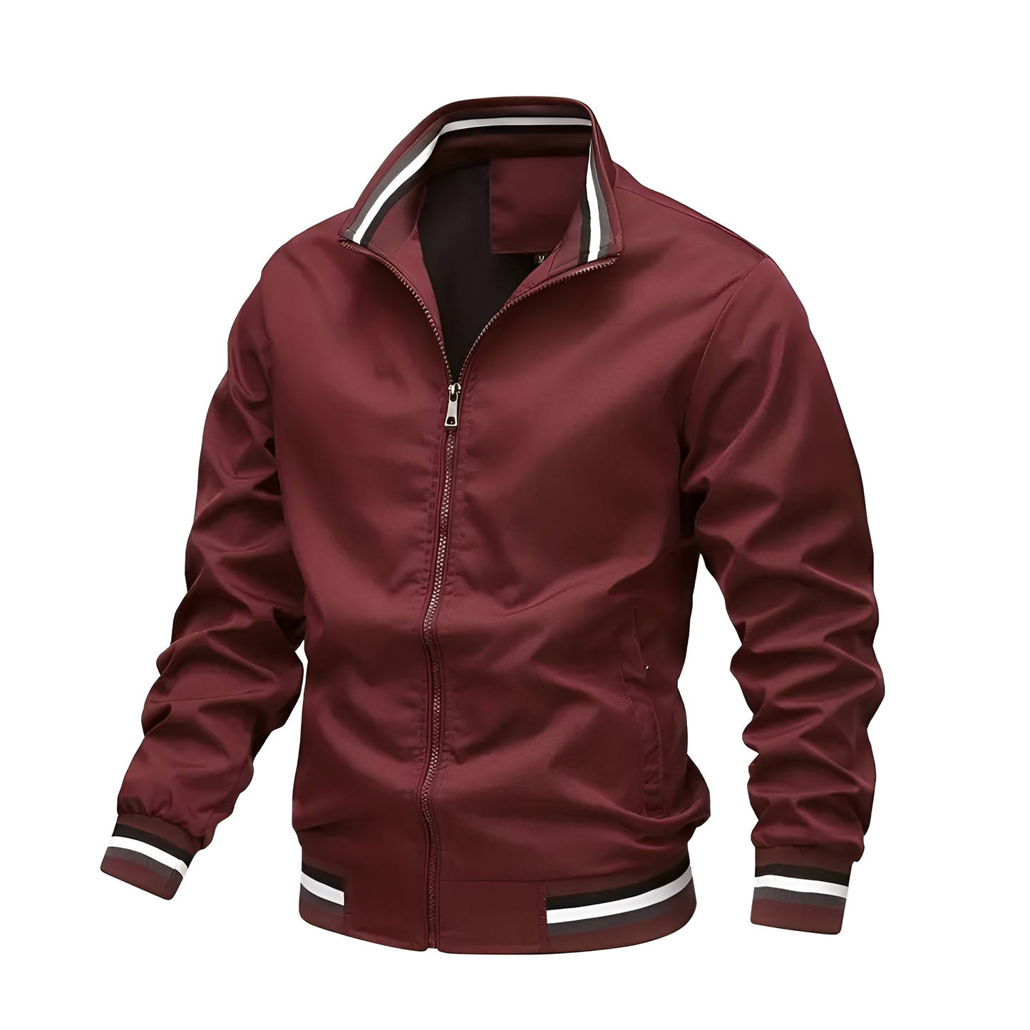 Blouson aviateur rayé homme stylé