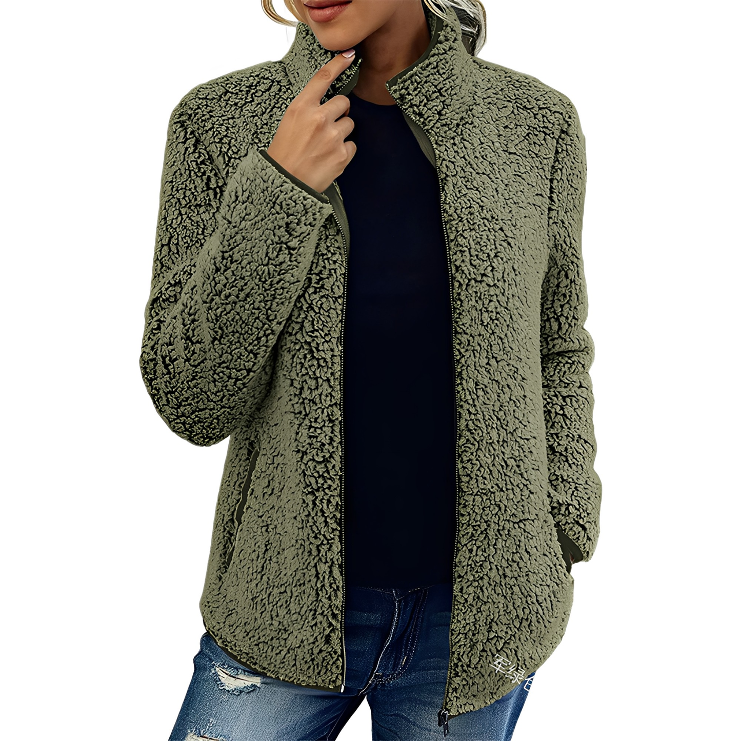 Manteau polaire femme Doux Élégant