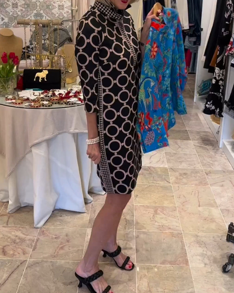Robe d'été élégante à pois