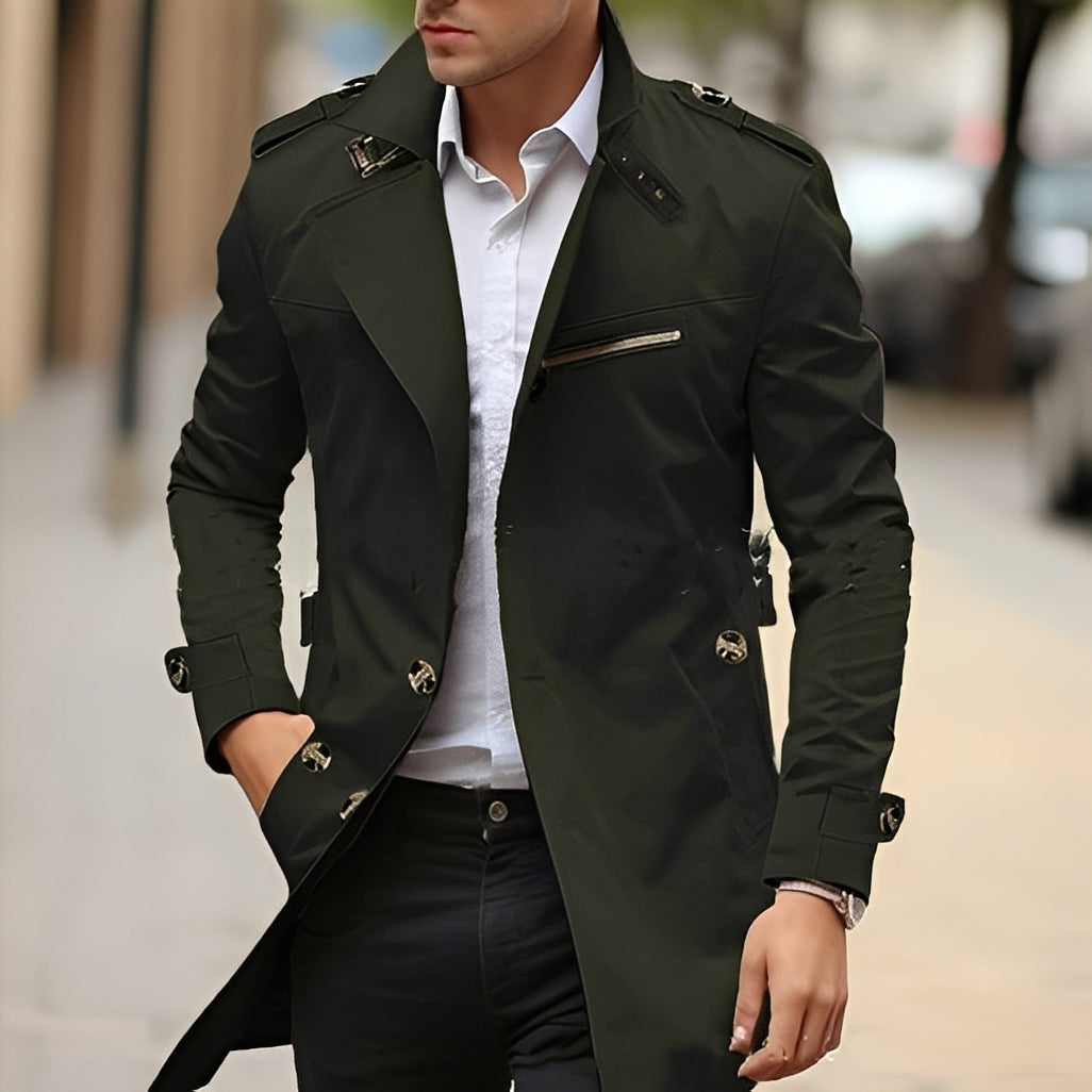 Trench-coat élégant pour homme Design raffiné