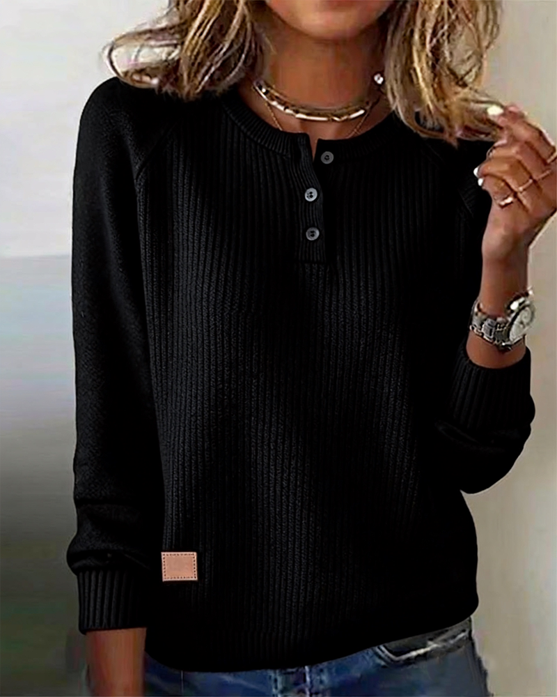Robe raglan élégante boutonnée moderne