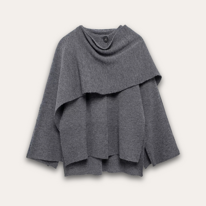 Poncho-pull mode femme