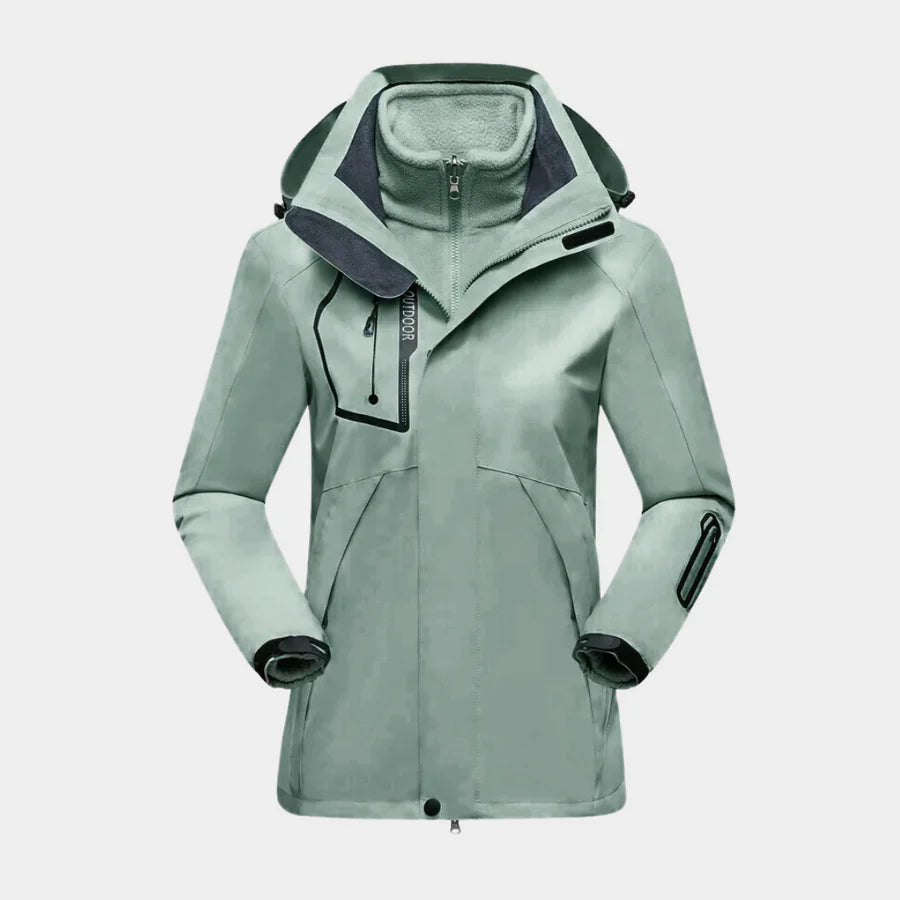 Veste de ski imperméable chaude isolée pour femme