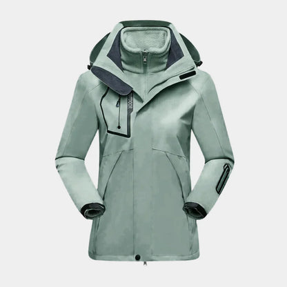 Veste de ski imperméable chaude isolée pour femme