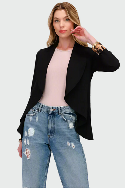 Blazer élégant à motif panthère