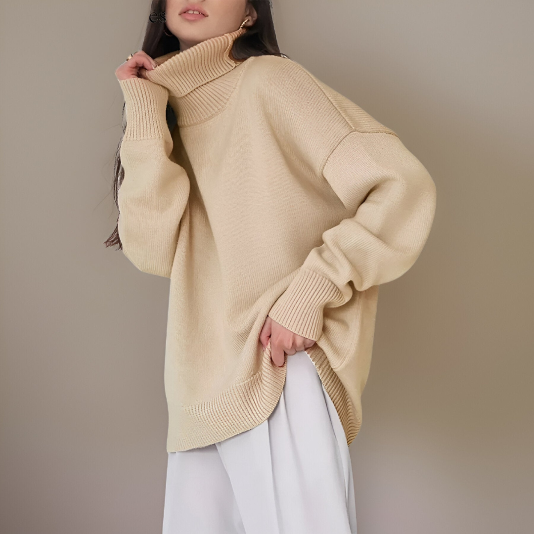 Femmes Col Roulé Chaud Hiver