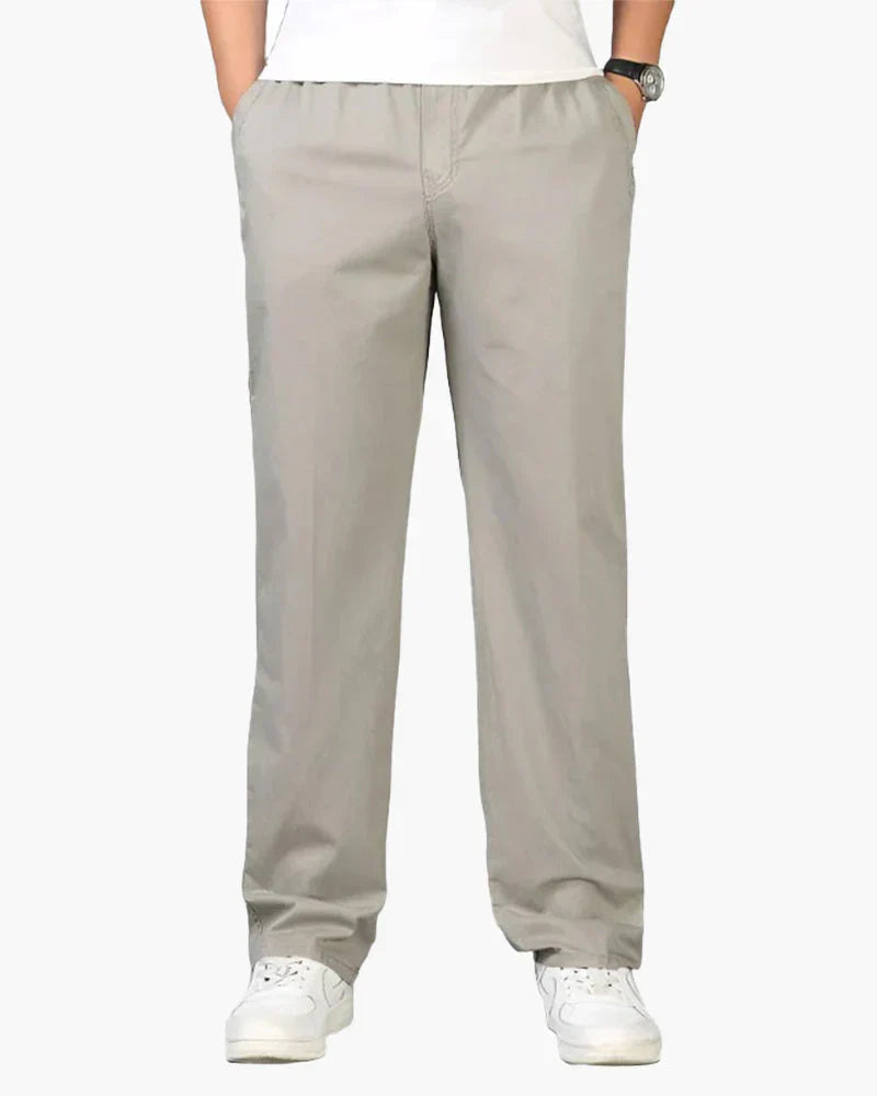 Pantalon de loisirs confortable en coton pour homme
