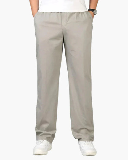 Pantalon de loisirs confortable en coton pour homme