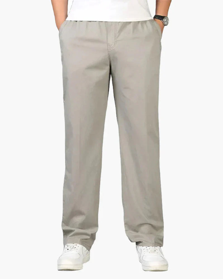 Pantalon de loisirs confortable en coton pour homme