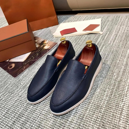 Mocassins élégants en cuir de luxe pour hommes