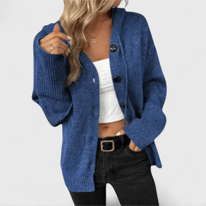 Cardigan élégant Femme Classique Boutons