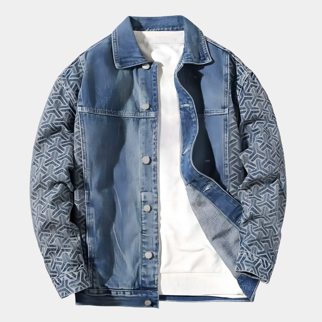 Veste en jean tendance pour homme