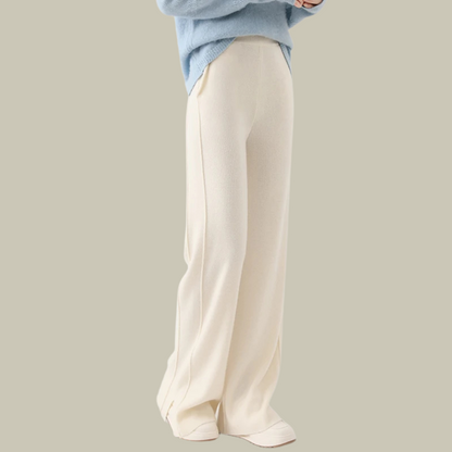 Pantalon en maille ample et confortable pour femme