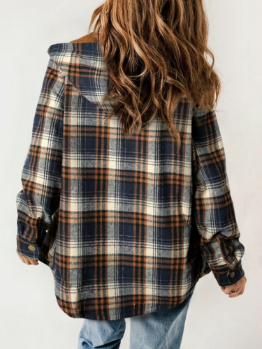Chemise à carreaux pour homme, veste en flanelle, hiver