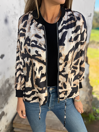 Veste femme élégante Fermeture éclair Design moderne