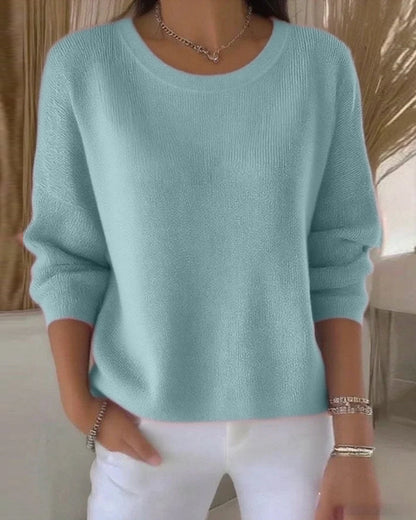 Vêtements femme élégants Col rond Oversize