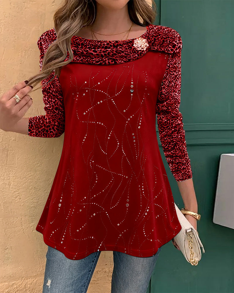 Haut de léopard femme tendance