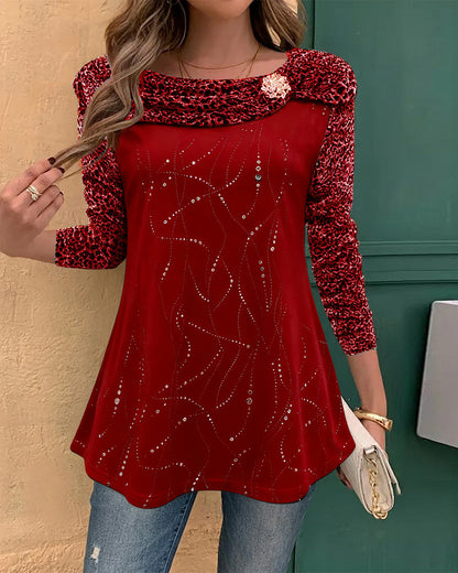 Haut de léopard femme tendance