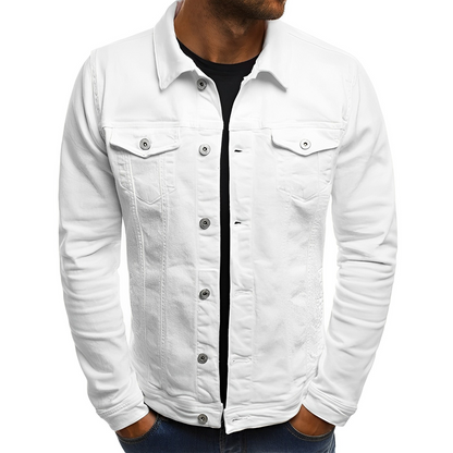 Veste d'été homme jean bleu cool