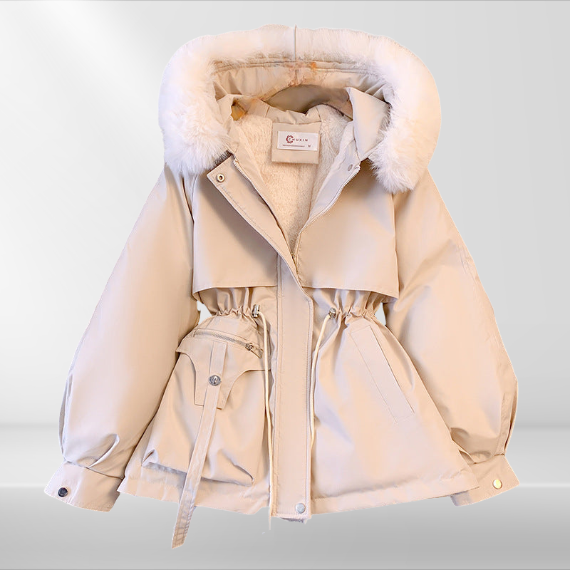 Veste d'hiver femme avec capuche amovible