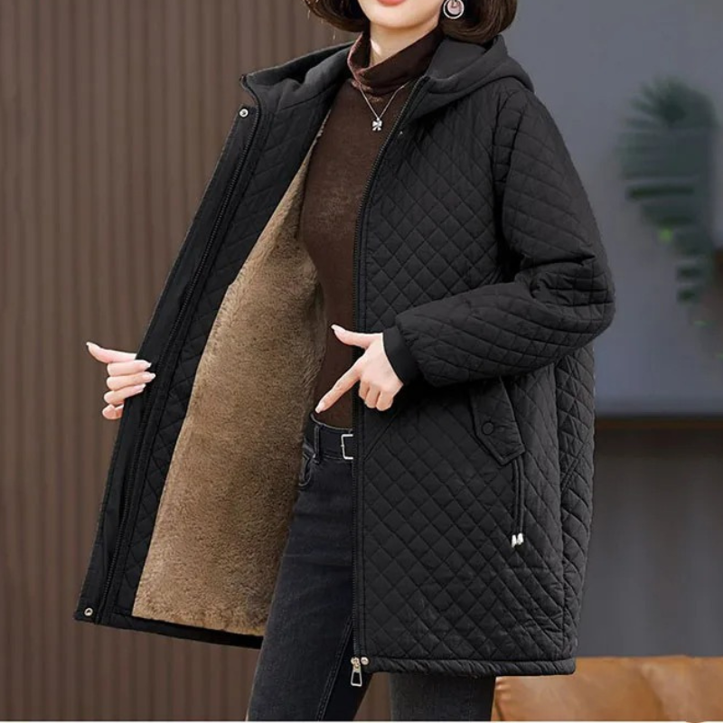 Veste polaire chaude Hiver Automne Couleur unie
