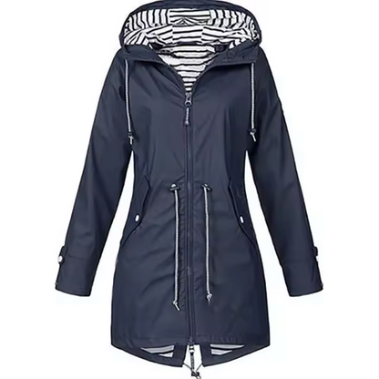 Veste de pluie imperméable à capuche
