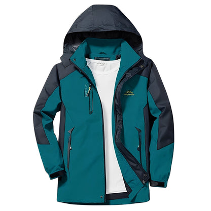 Veste de loisirs pour homme, chaude, avec capuche, pour l'extérieur