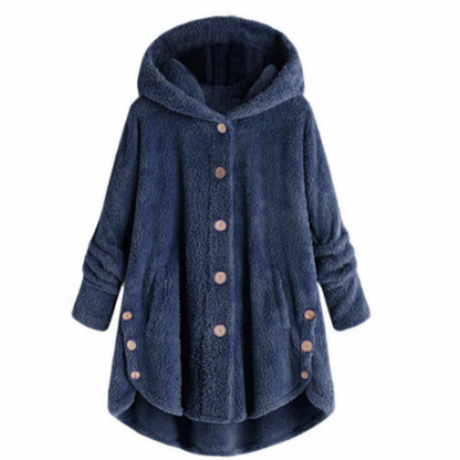 Frauen Wintermantel Warm Kapuze Elegant - IdealeKleiden