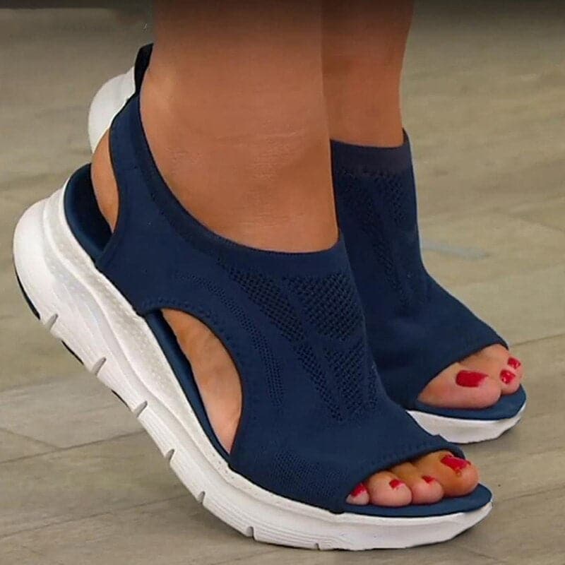 Bequeme Damen-Sandalen Sommer Offene Zehen - IdealeKleiden