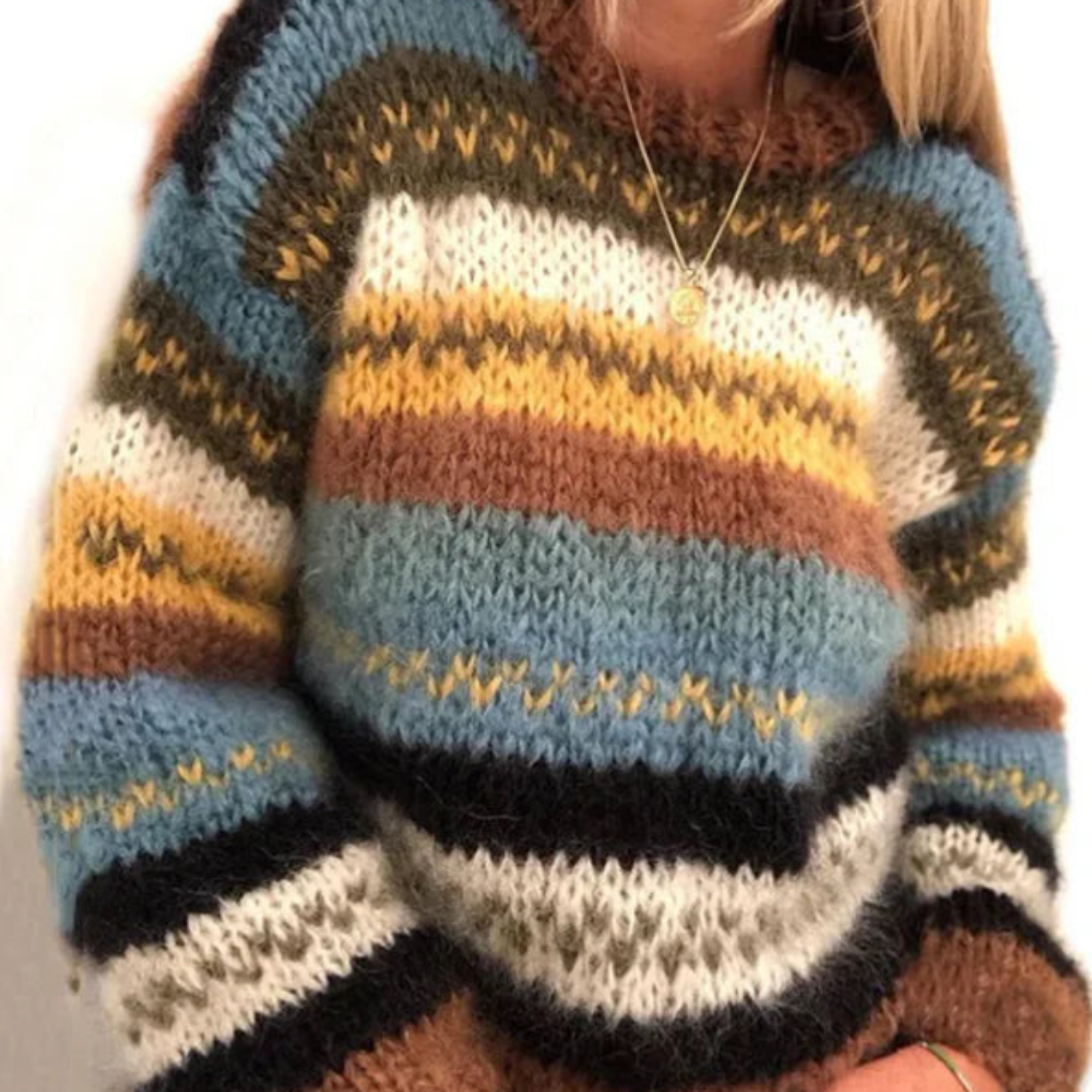 Stilvolle Damenpullover Vintage Look - IdealeKleiden