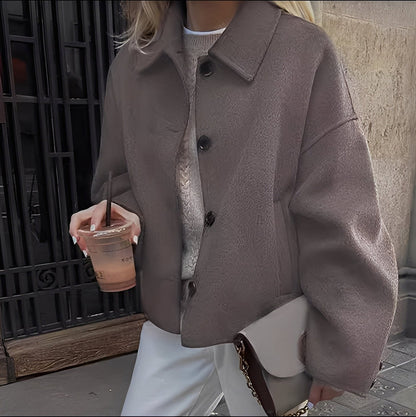 Veste Femme Chic Décontractée à Revers