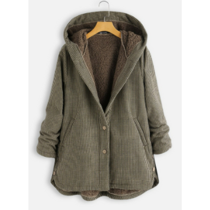 Damen Winterjacke Modern Kapuzenparka Warm - IdealeKleiden