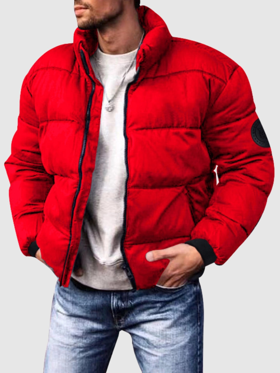 Blouson d'hiver homme polyester chaud isolant