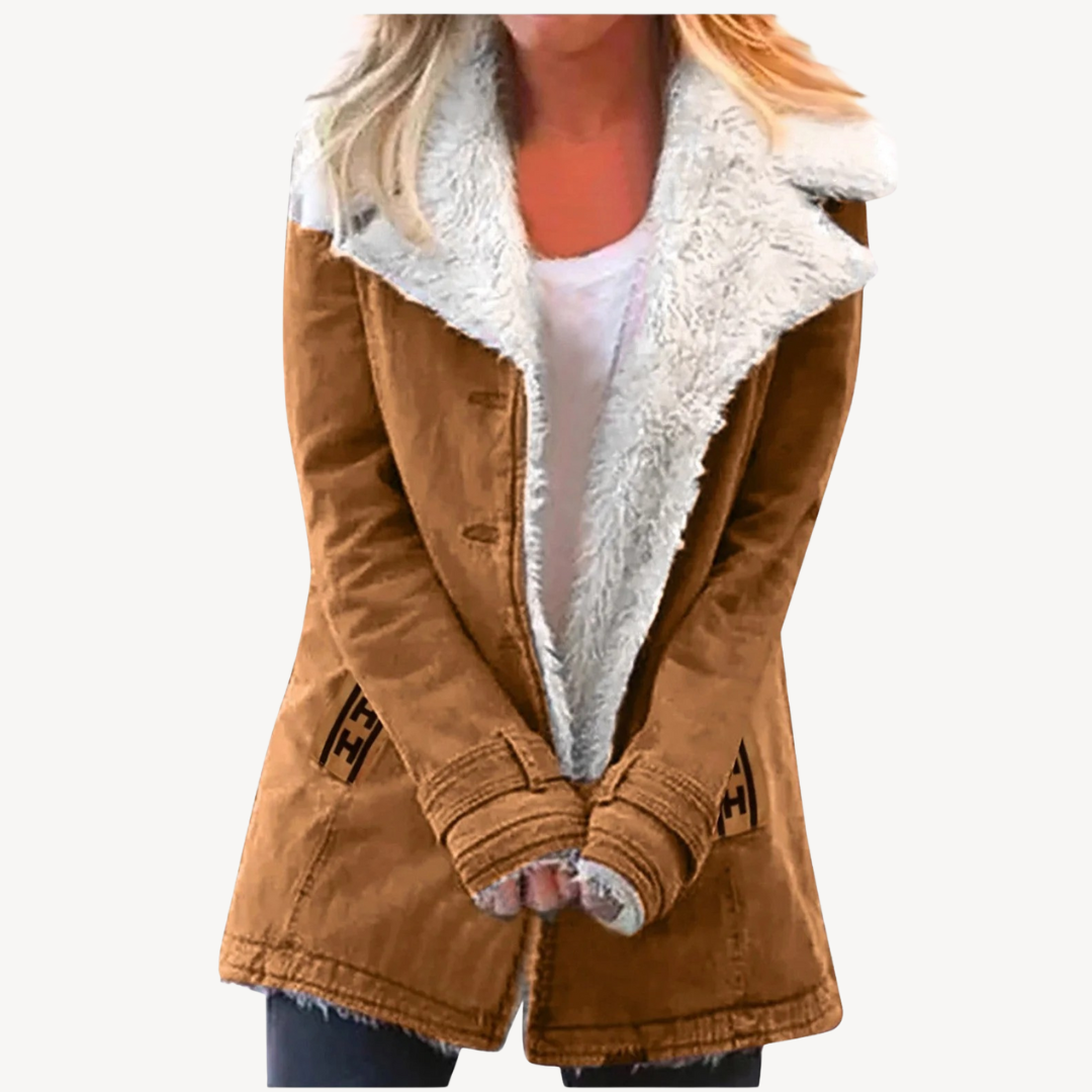 Doudoune femme doublée polaire chaude