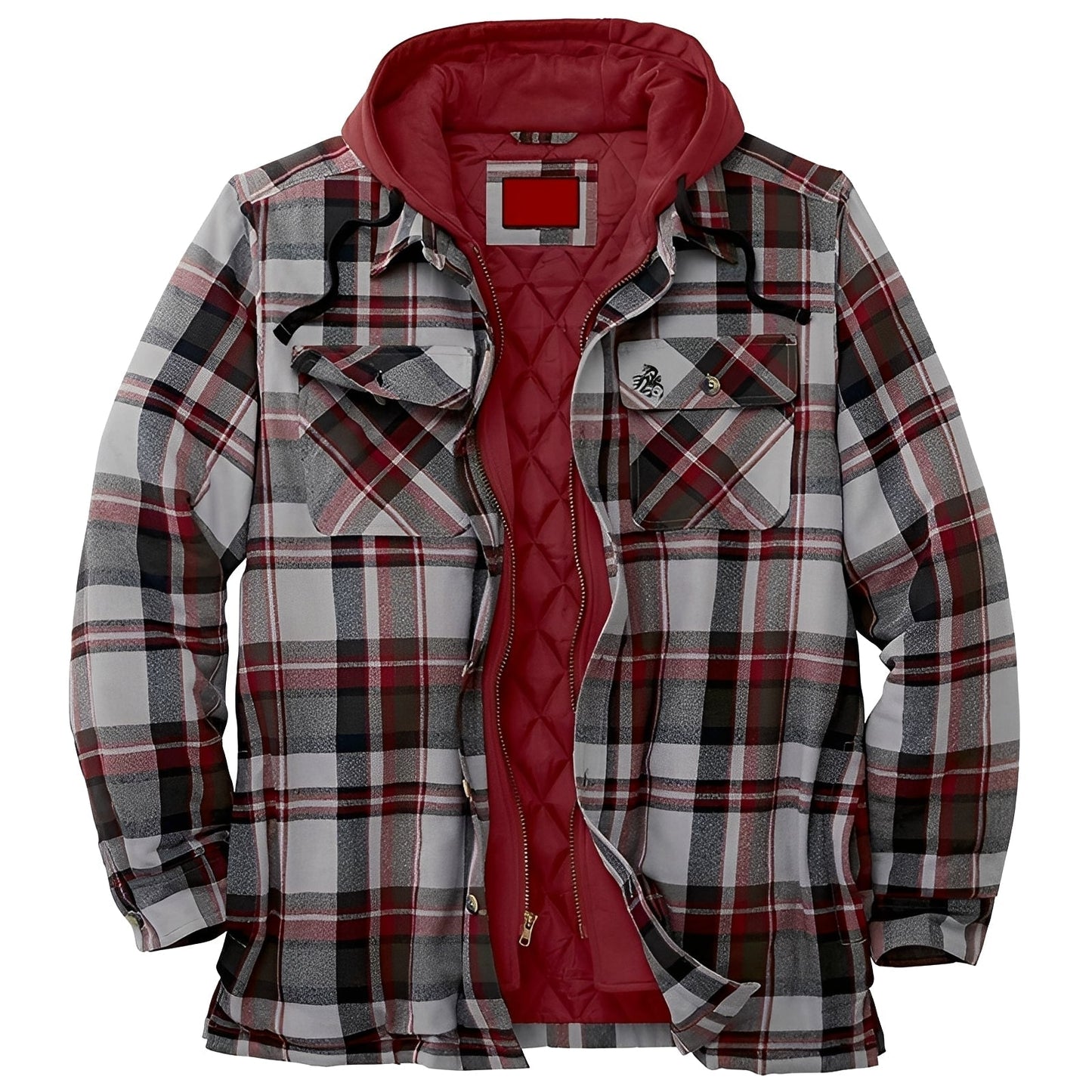 Herren Flanelljacke Karo Muster Casual Style - IdealeKleiden
