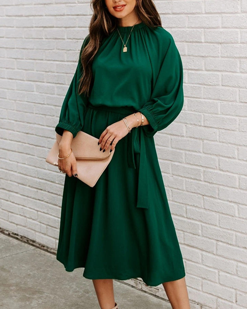 Robe d'été élégante Col rond