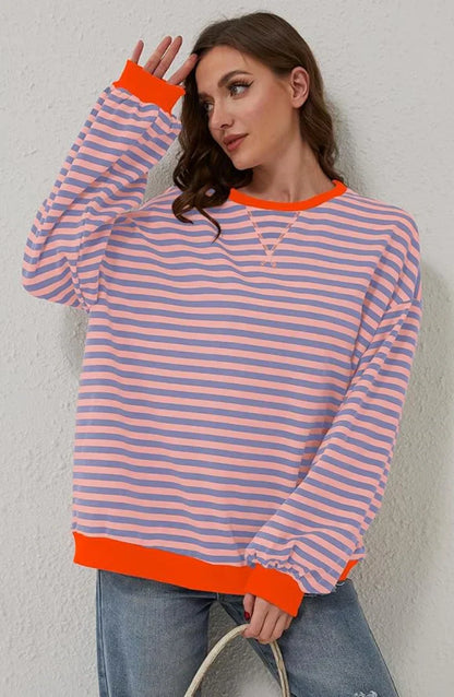 Helena Pull rayé style moderne