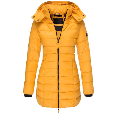Manteau élégant pour femme, chaudement rembourré