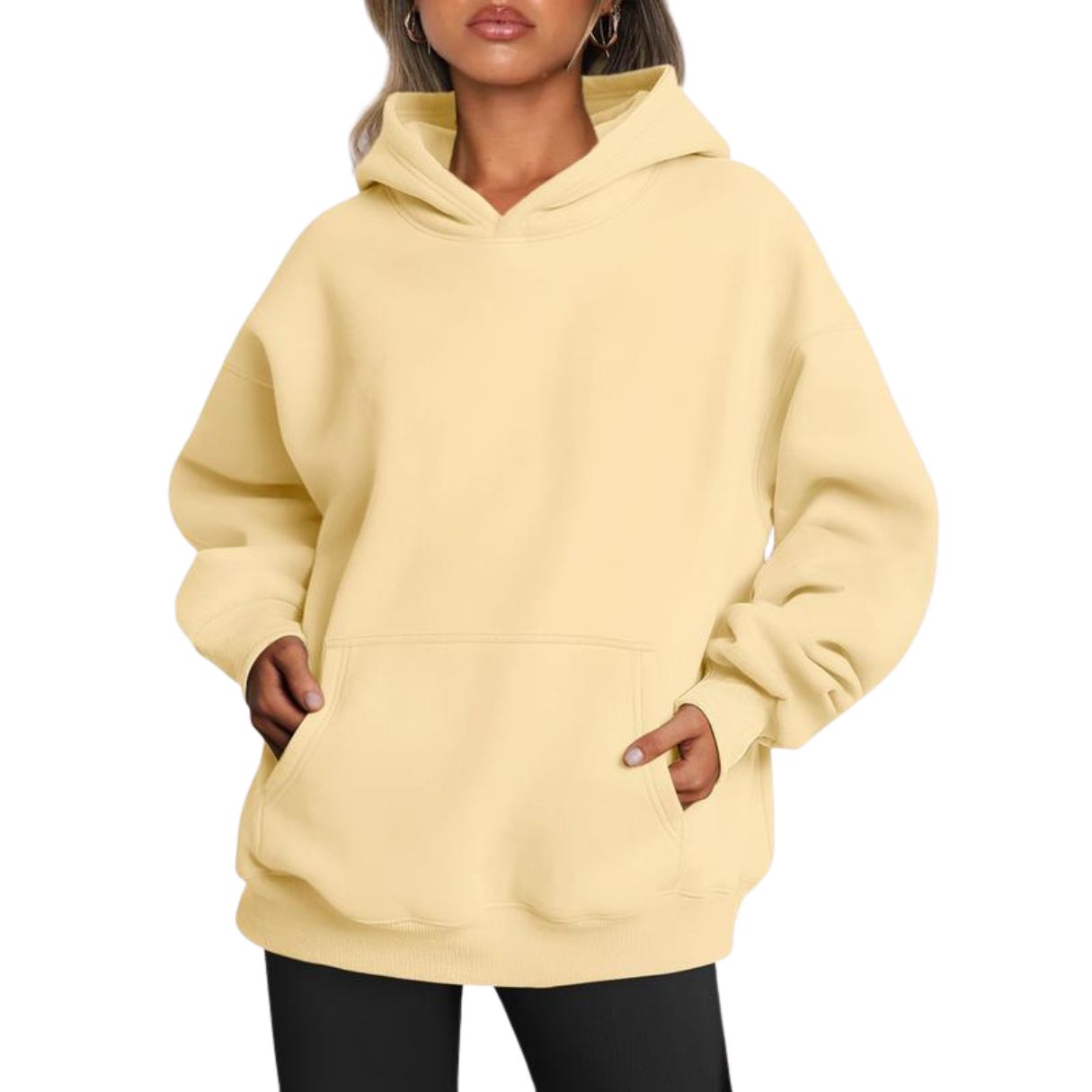 Sweat à capuche oversize confortable Style tendance