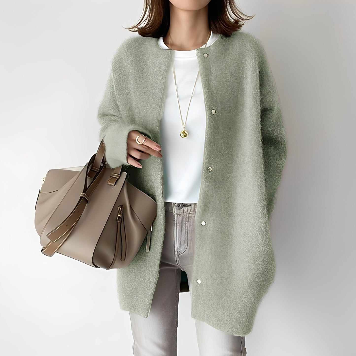 Cardigan élégant pour femme, moderne et ample