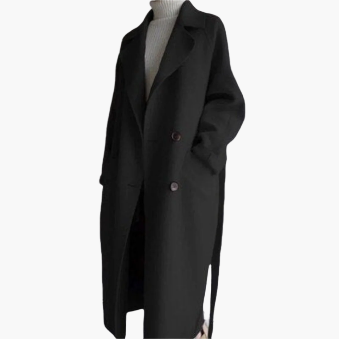 Manteau d'hiver élégant pour femme, coupe portefeuille