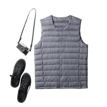 Doudoune Homme Sans Manches Légère & Chaude Hiver