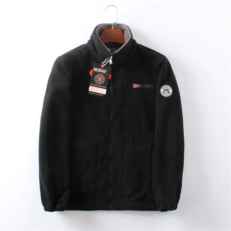 Veste polaire coupe-vent pour hommes Chaude et confortable