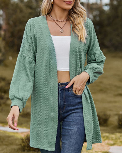 Cardigan classique avec manches à emmanchures basses Élégant