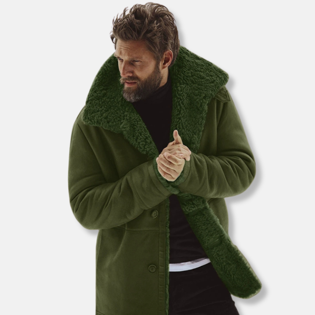 Elegantes Kleid aus Weichem Stoff Lockere Passform Reverskragen - IdealeKleiden