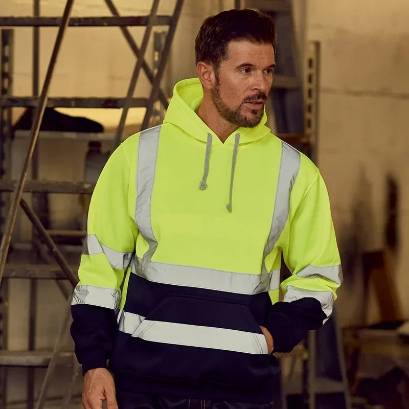 Reflektierende Arbeitsjacke Wasserdicht und Bequem - IdealeKleiden