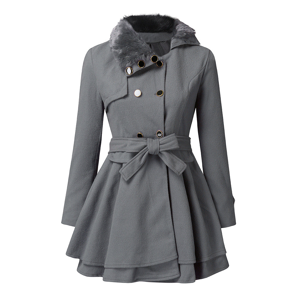 Veste réversible pratique - Veste chaude à col montant élégante
